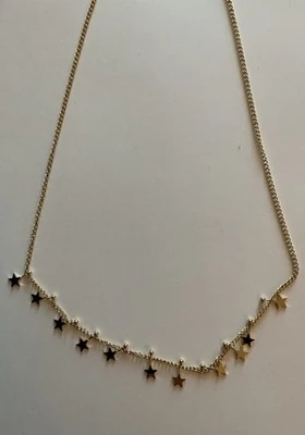 Collier étoiles discrètes (doré et argenté)